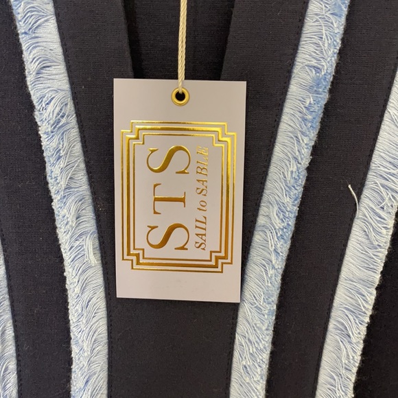 Sail to Sable Navy Tunic Dress - Sz L - Picture 6 of 6